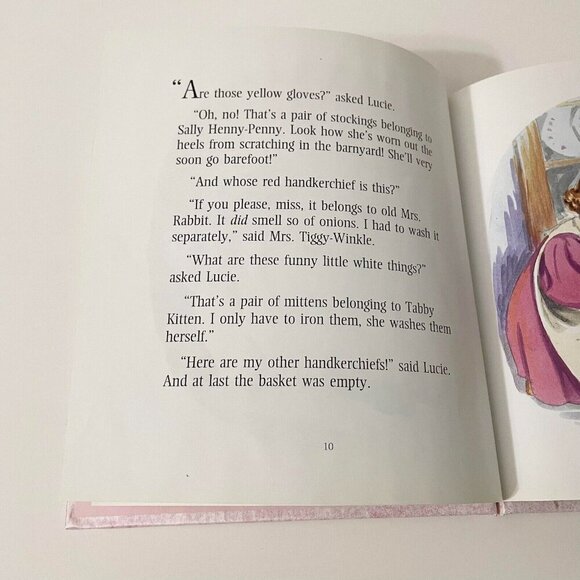 Vtg 1992 The Classic Tale Of Mrs Tiggy Winkle By Beatrix Potter Hardcover - Picture 14 of 16